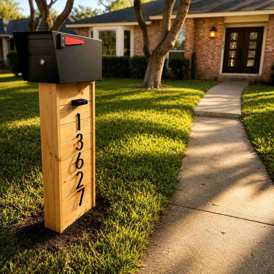 Baby Cedar Top-Mount Mailbox