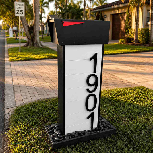 Baby Thermally Modified Wood Mailbox