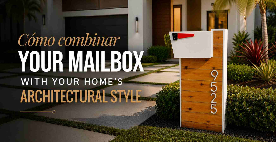Cómo combinar tu buzón con el estilo arquitectónico de tu hogar