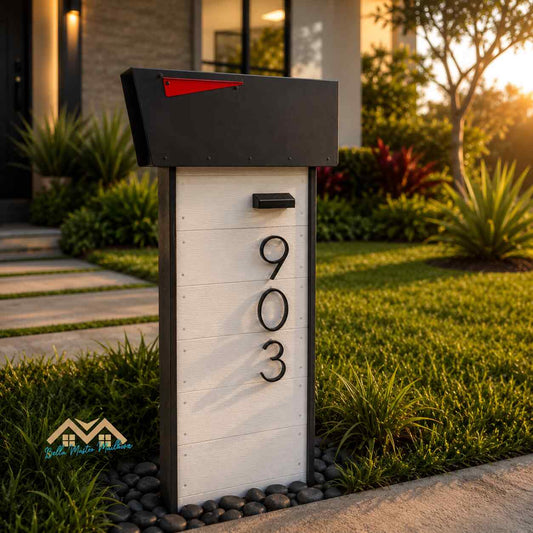 Baby Composite Mailbox With House Numbers