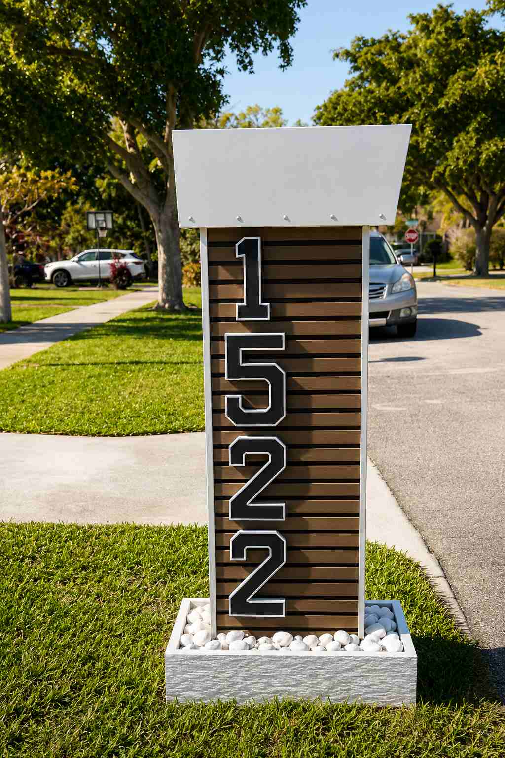 Buzón Baby Composite con Números LED Solares