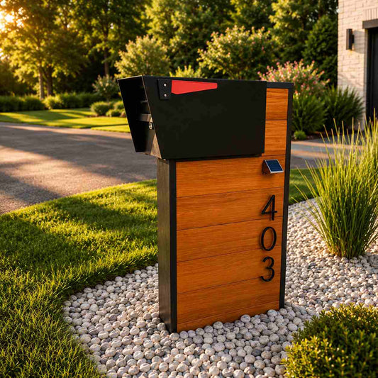 Garapa Top-Mount Mailbox