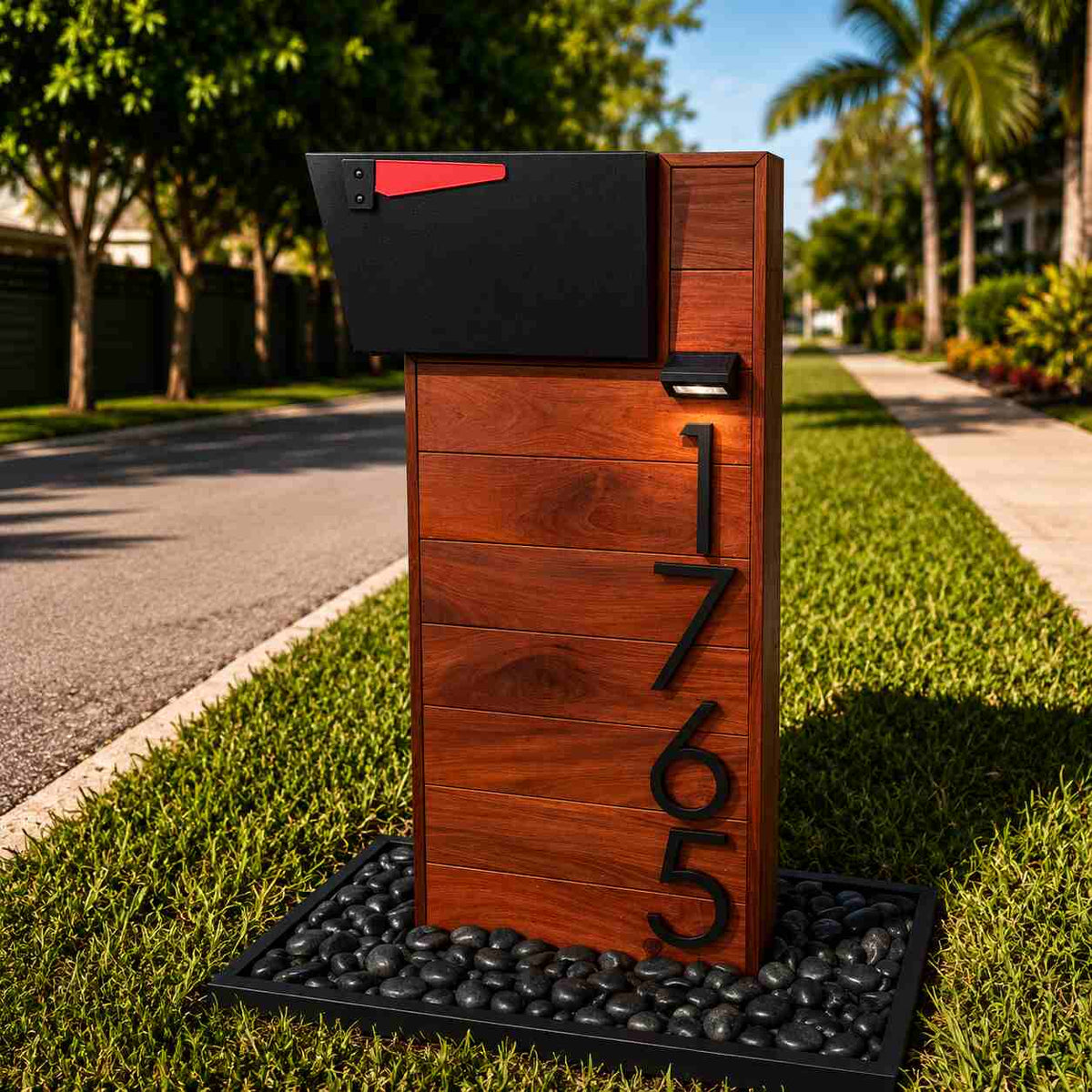 IPE HardWood Top-Mount Mailbox