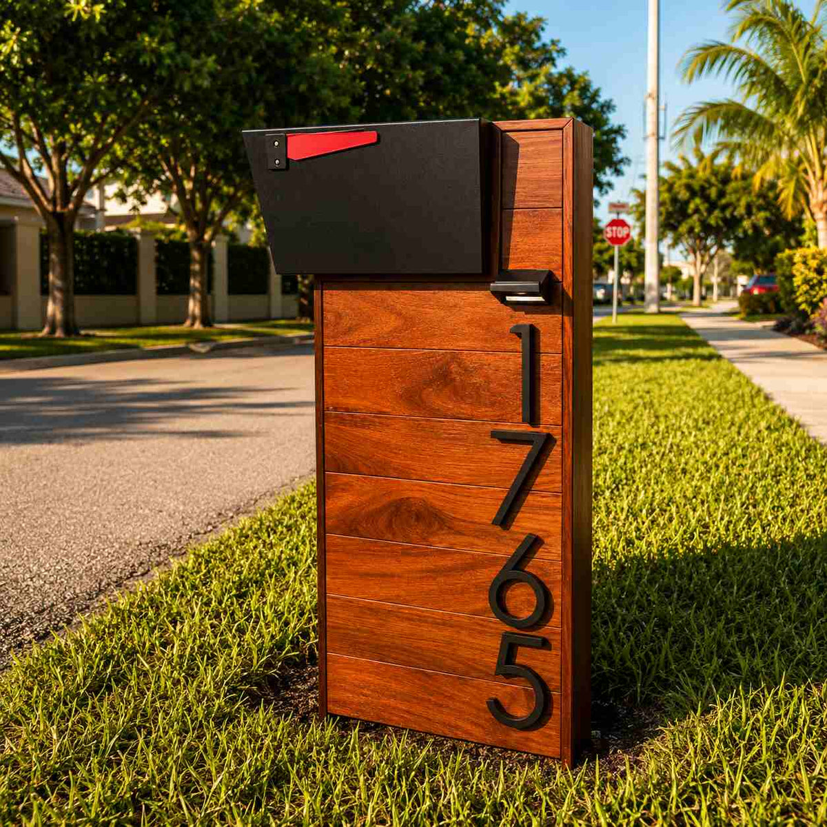 IPE HardWood Top-Mount Mailbox