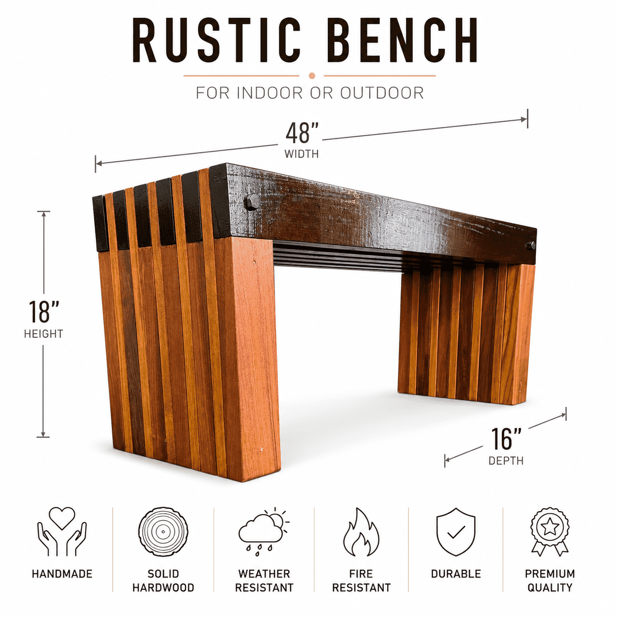 Rustic Bench