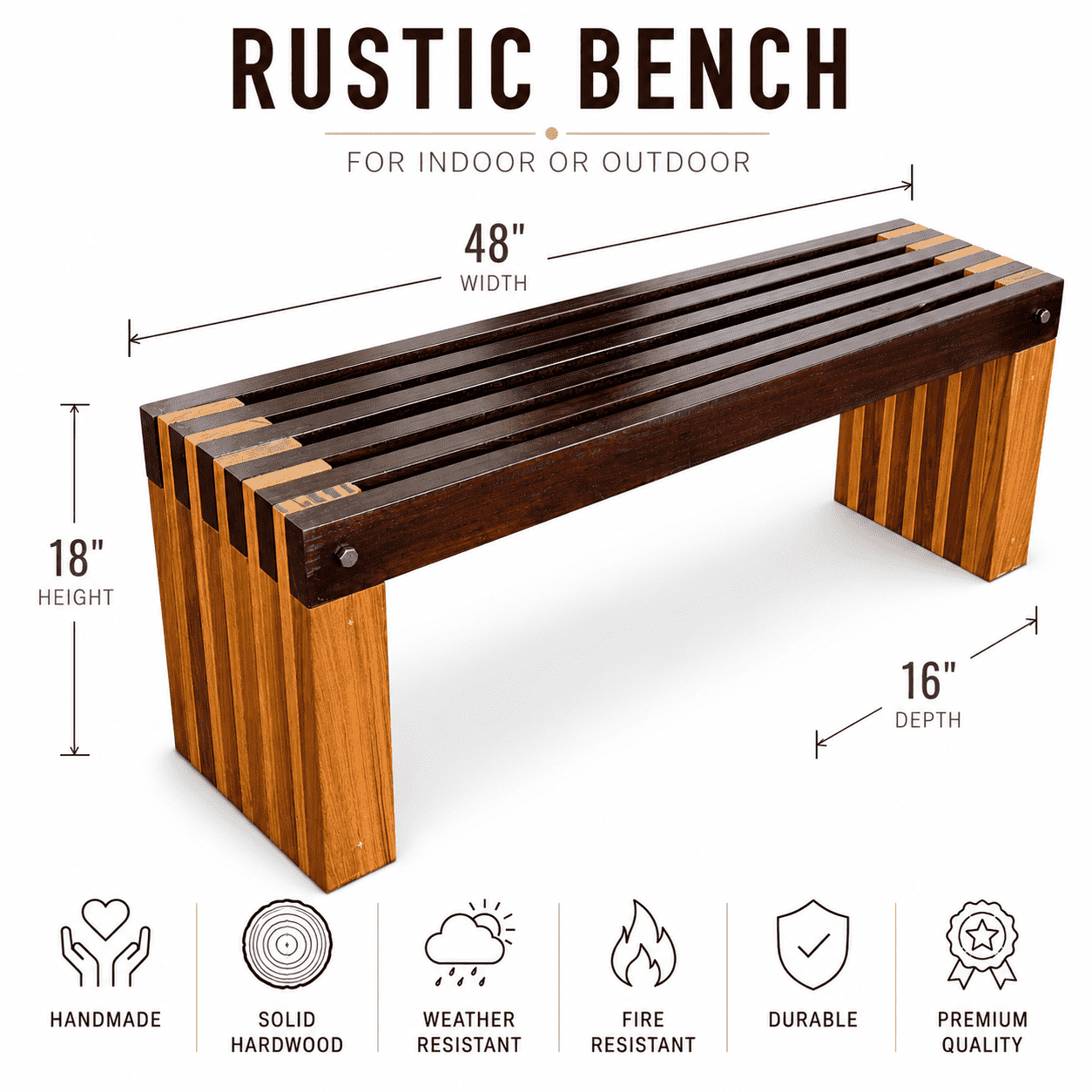 Rustic Bench
