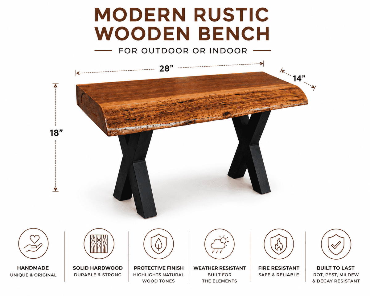 Wooden Bench