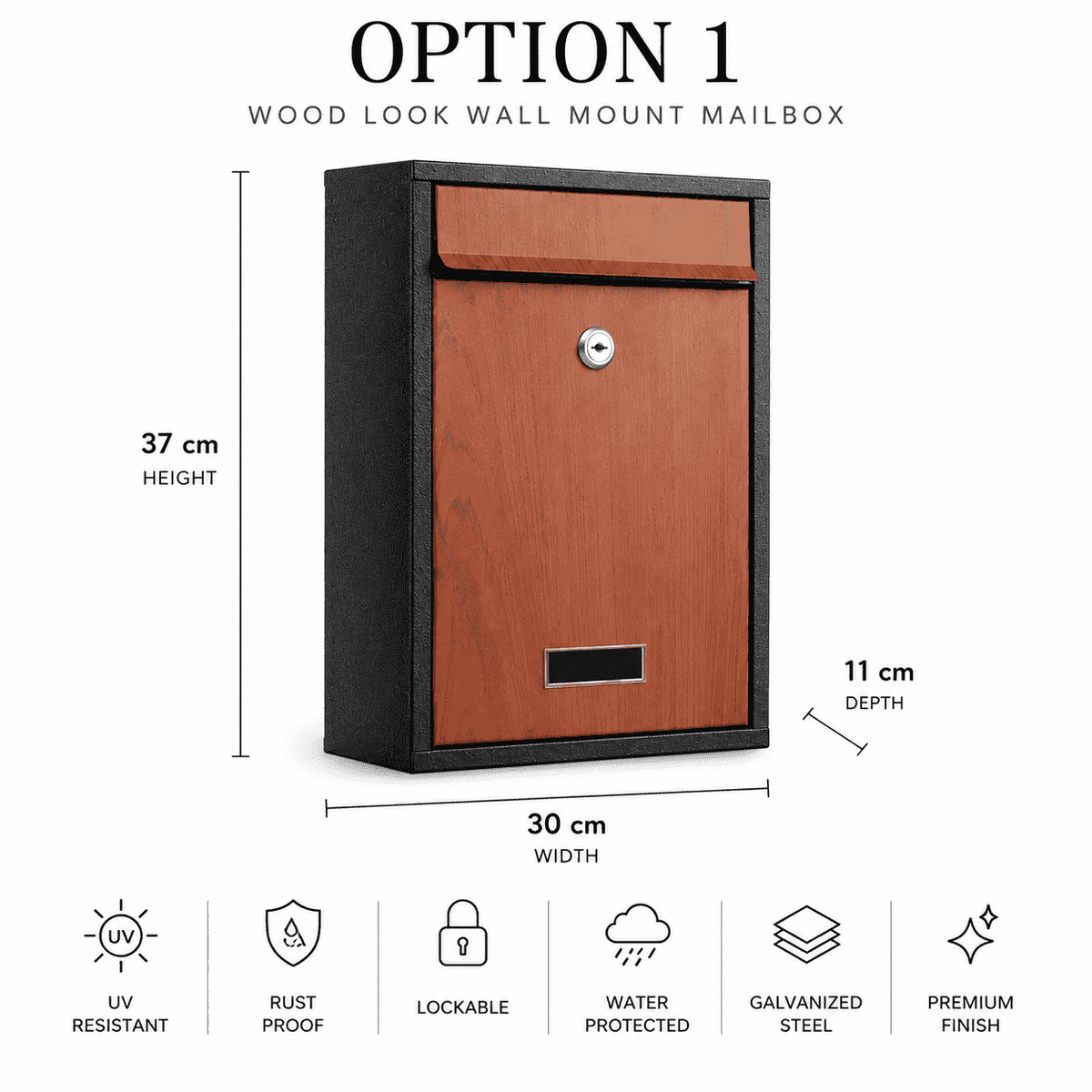 Composite Side-Mount Mailbox