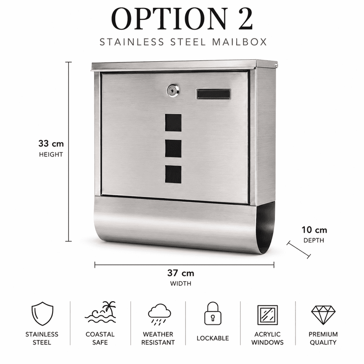 Composite Side-Mount Mailbox