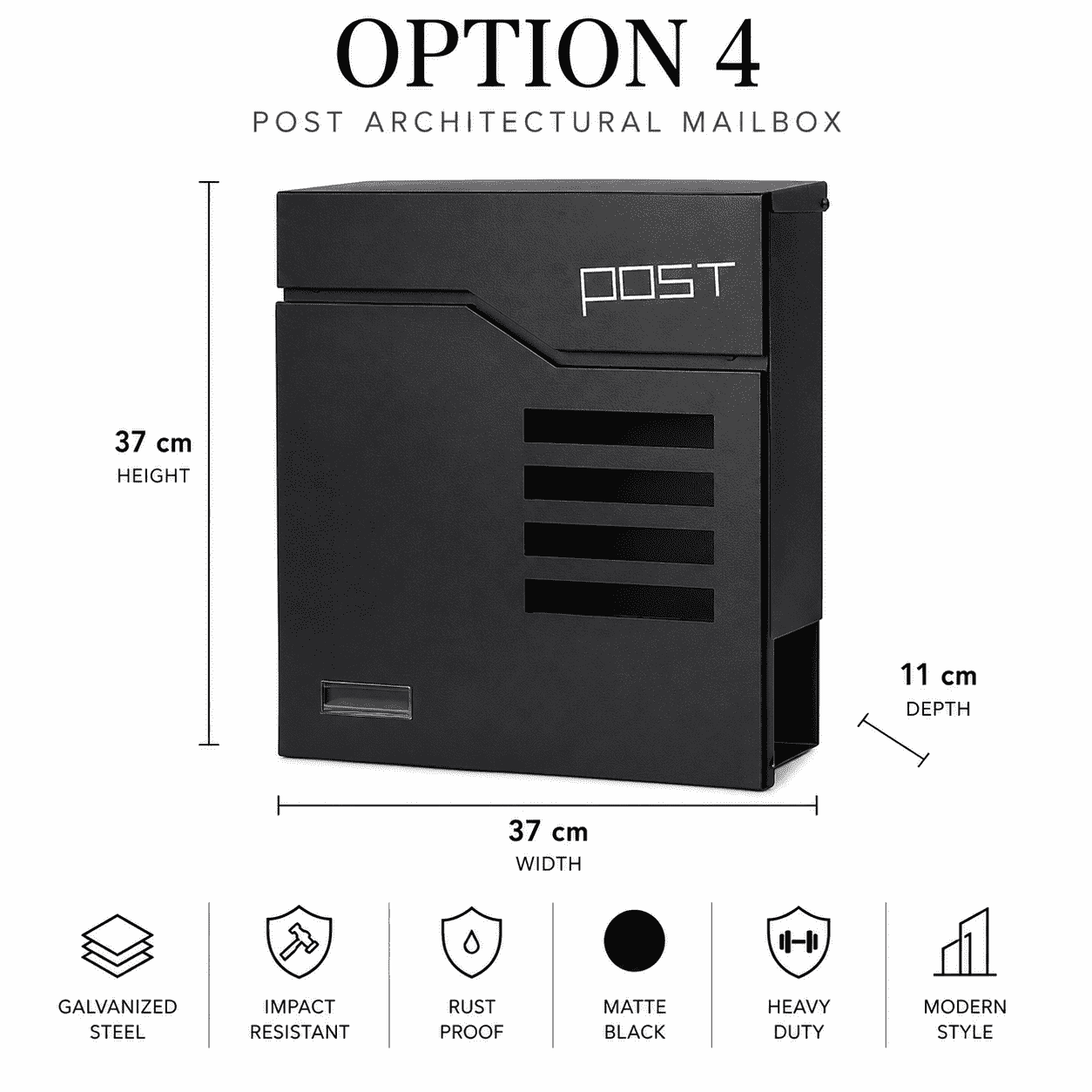 Composite Side-Mount Mailbox