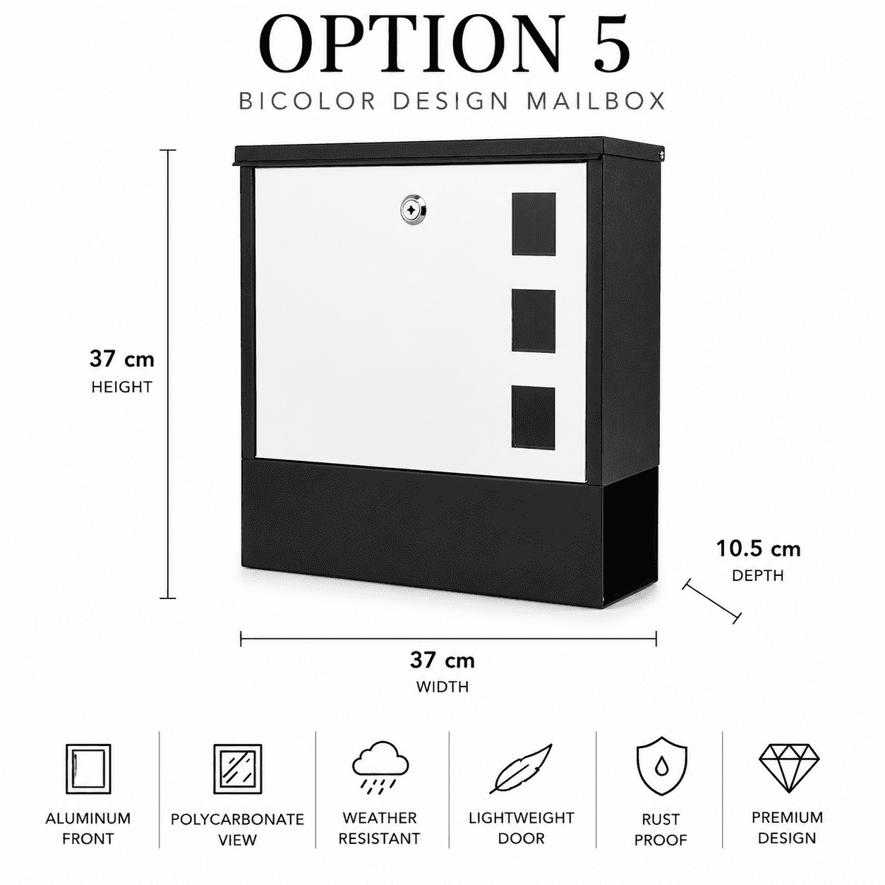 Composite Side-Mount Mailbox