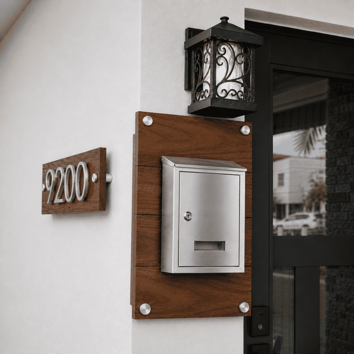 Wood Address Sign, Address Panel, House Wood Sign