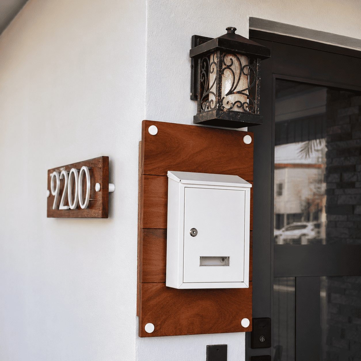 Wood Address Sign, Address Panel, House Wood Sign